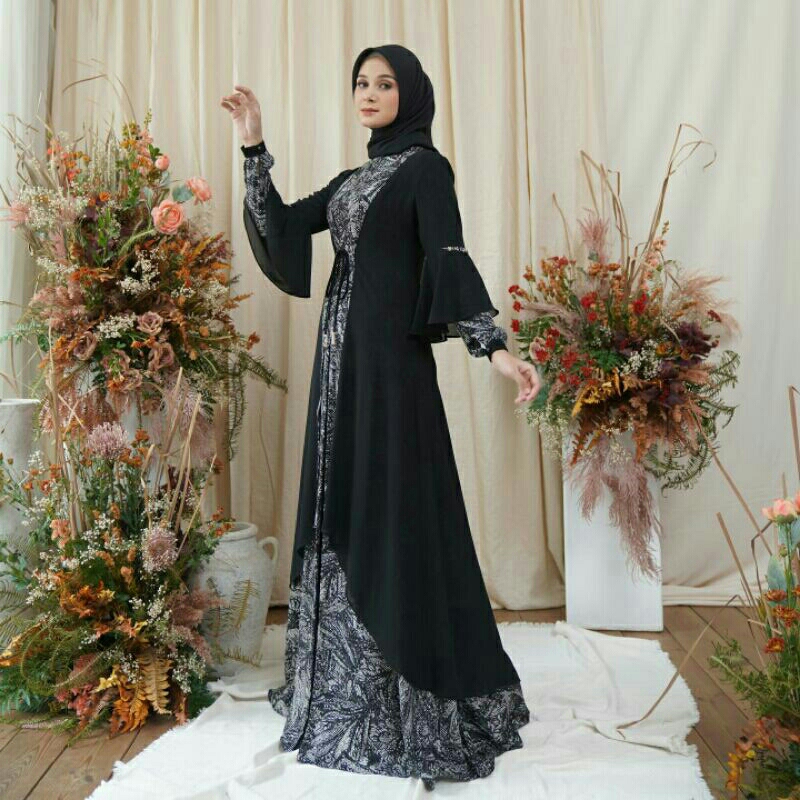 Aramia Dress (XXL, One set, Outer+Gamis) by Madeira.id