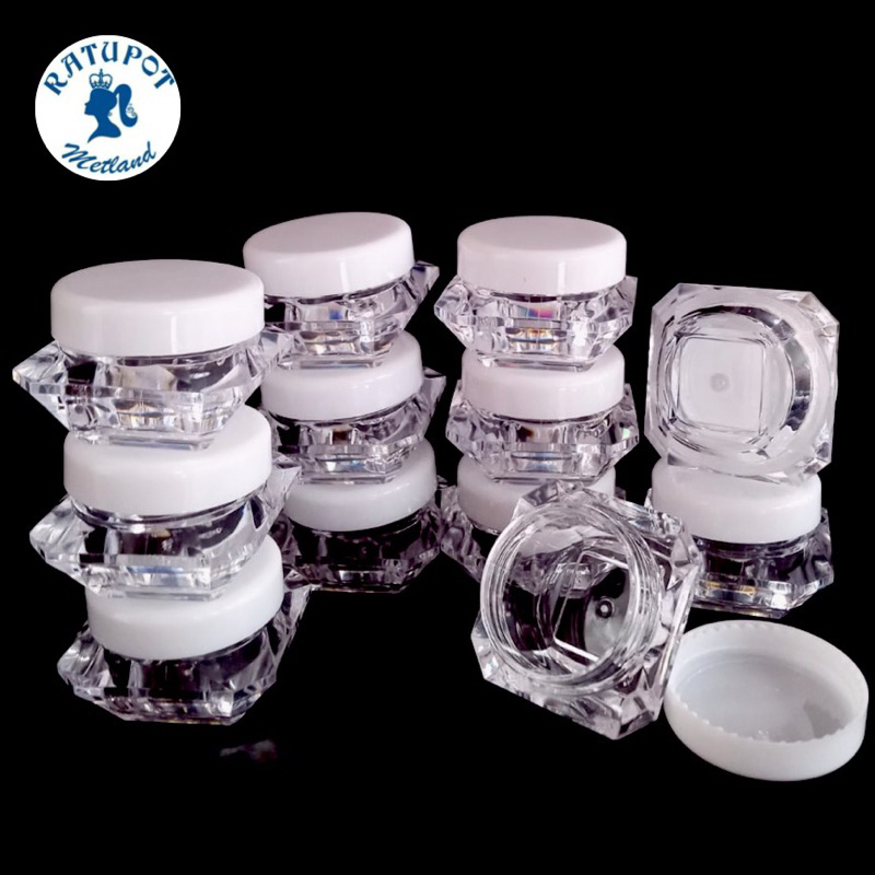 Pot diamond 5 gr putih