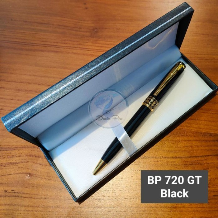 

Pen Metal Ekslusif Model BP 720 Klip Emas dan Silver,. Ballpoint Mewah - Black GC
