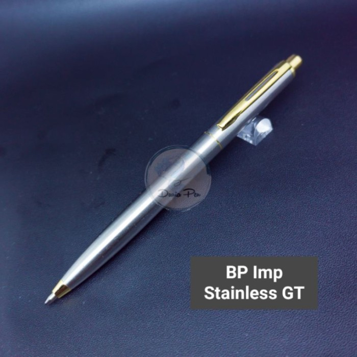 

Pulpen Cetek Ekslusif BP Imp, Model Menyerupai Merk Ternama - Stainless GC