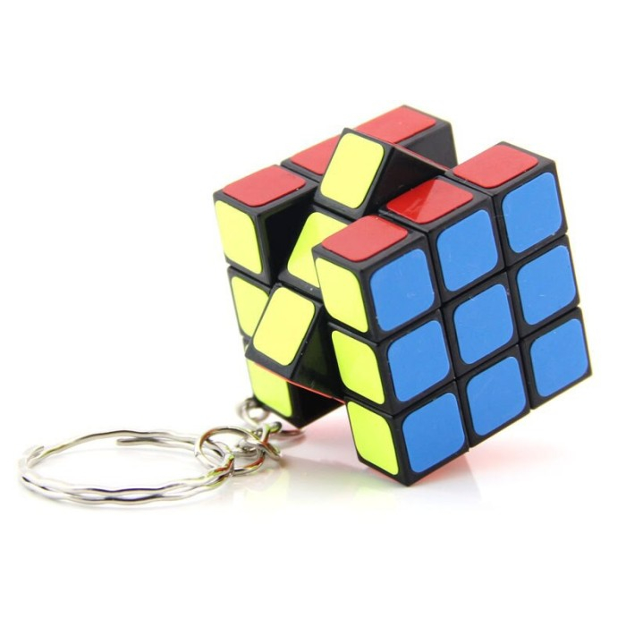 Gantungan Kunci Rubik / Mobil LED Mini / Boneka Anak Perempuan Girl LUCU - Rubik / Girl Doll Keychain - Mini Keychain Car Tamiya LED Lampu