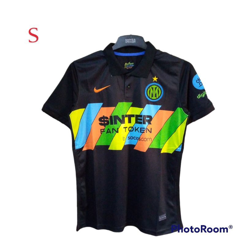 Jersey bola go inter milan away 21/22 size s