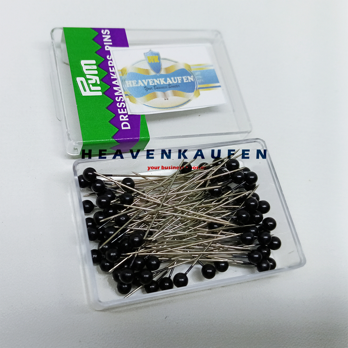 Jarum Pentul Hitam Black Pearl 4 cm Per Pack isi 80 Pcs