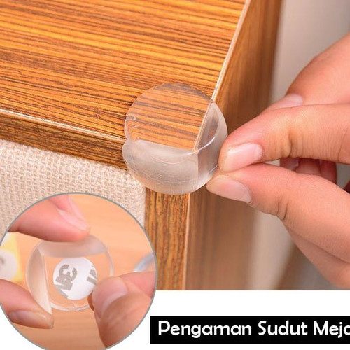 Karet Siku Meja Oval / Pelindung Anak dari Sudut Tajam