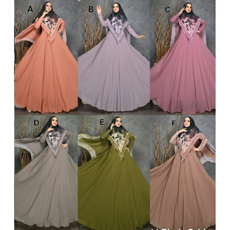 MALEEQA SERIES BY HUMAIRA GAMIS SYARI TERBARU GAMIS SYARI ORIGINAL BAJU SYARI