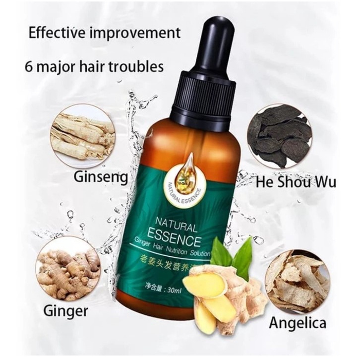 SERUM PENUMBUH RAMBUT CLOTHES OF SKIN 7DAYS 30ML AMPUH ORIGINAL GINGER OIL PRIA WANITA BAYI ANAK CEPAT