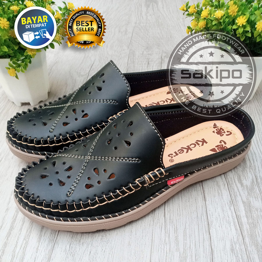 PROMO 6.6 !! SEPATU SLIP ON RAMPEL TRENDI TERMURAH / SEPATU MARY JANES WANITA DEWASA TERBARU / SEPATU MULES WANITA REMAJA DEWASA / SAKIPO