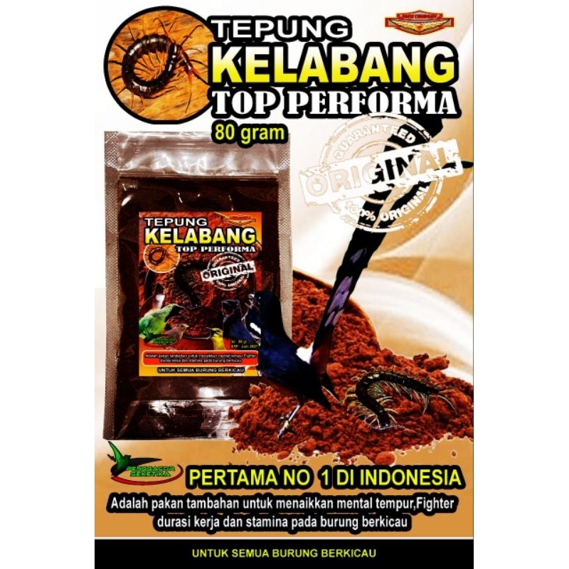 TEPUNG KELABANG SUPER TEPUNG JANGKROT JANGKRIK KROTO SUPER MAKAN BURUNG PLECI ciblek murai kacer