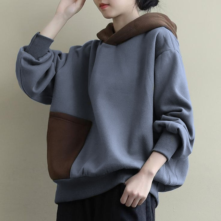 SWEATER HOODIE OVERSIZE / SIDE POCKET HOODIE SWEATER OVERSIZE WANITA