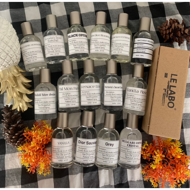 (FREE BOX) PARFUM LE LABBO ZF GLOWING SKIN 30ml/ROLL ON/SPRAY/TESTERR LE LABO INSPIRED PARFUM BACARAT/VICTORIA,BLACKOPIUM/VANILLA POPCORN/SOVENIR /PARFUM ESTETIK/PARFUM VINTAGE/SOVENIR/HADIAH