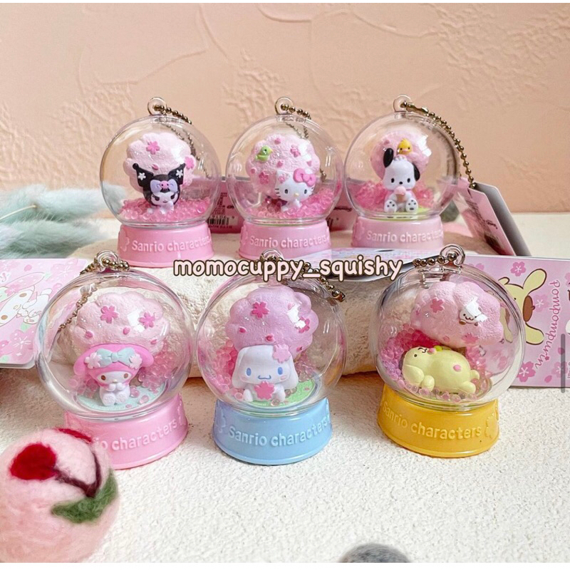 sanrio globe keychain