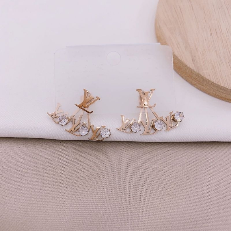 Anting Titanium asli Premium Quality Anti Karat Anti Alergi Anting Stainless steel Ori At5