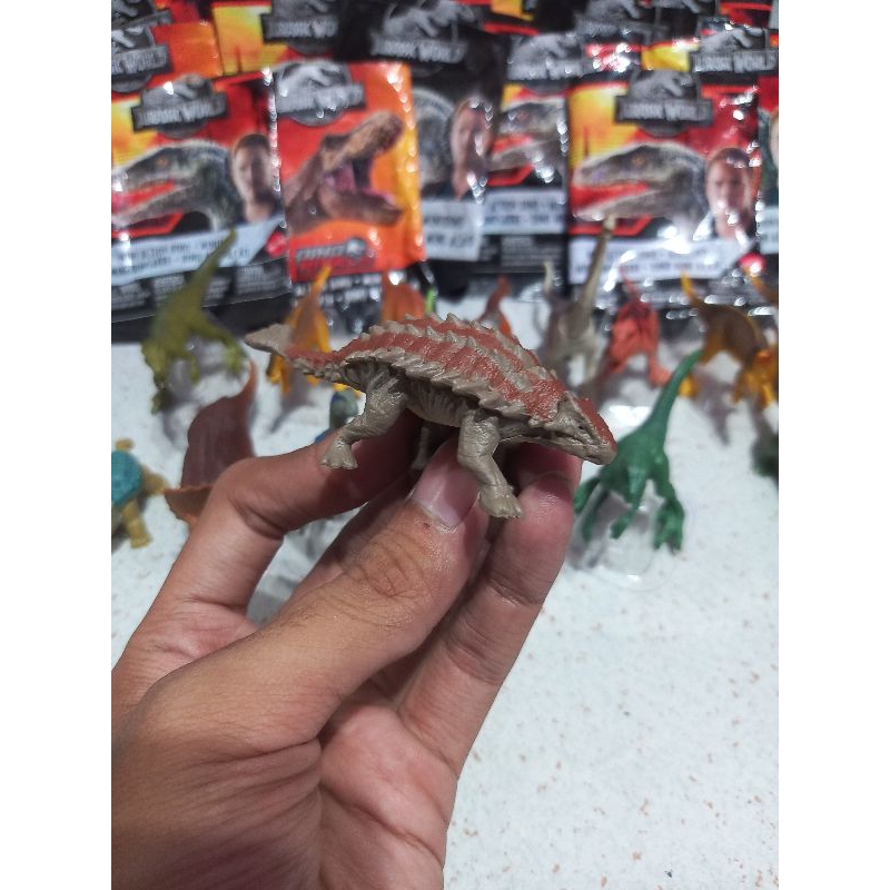 Mattel jurassic world mini action dino : Ankylosaurus