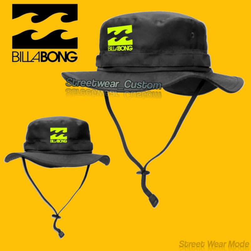 Topi Rimba Premium/Topi Gunung Outdoor Adventure/Jungle Hat Pria Wanita/BILLABONG