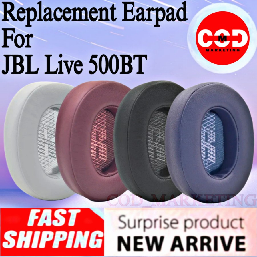 Pad Bantalan Busa Earcup JBL LIVE500BT LIVE 500BT 500 LIVE500 BT Foam Earpad Cushion ( COD_MARKETING