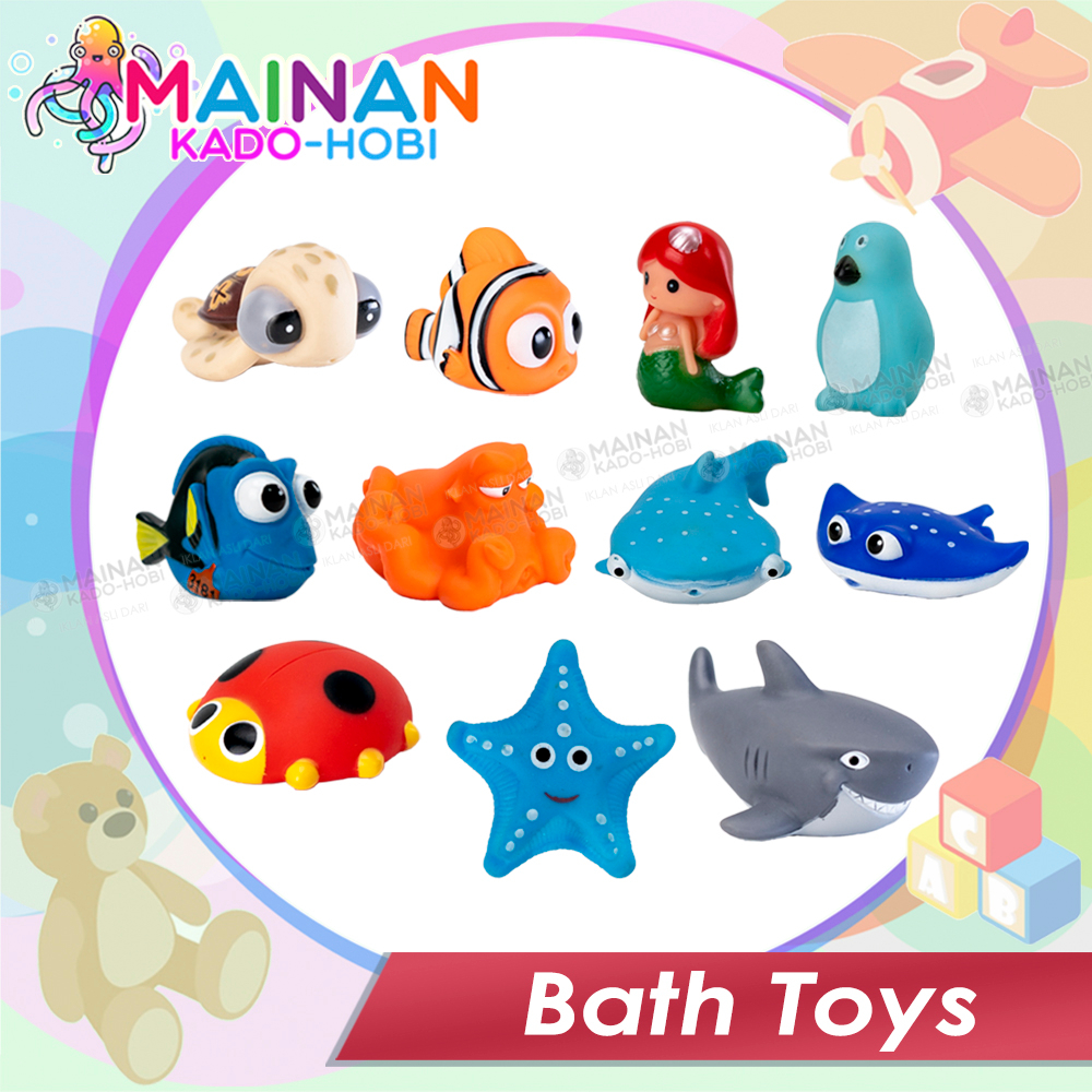 HADIAH MAINAN MANDI ANAK BATH TOYS KARAKTER SEA ANIMAL