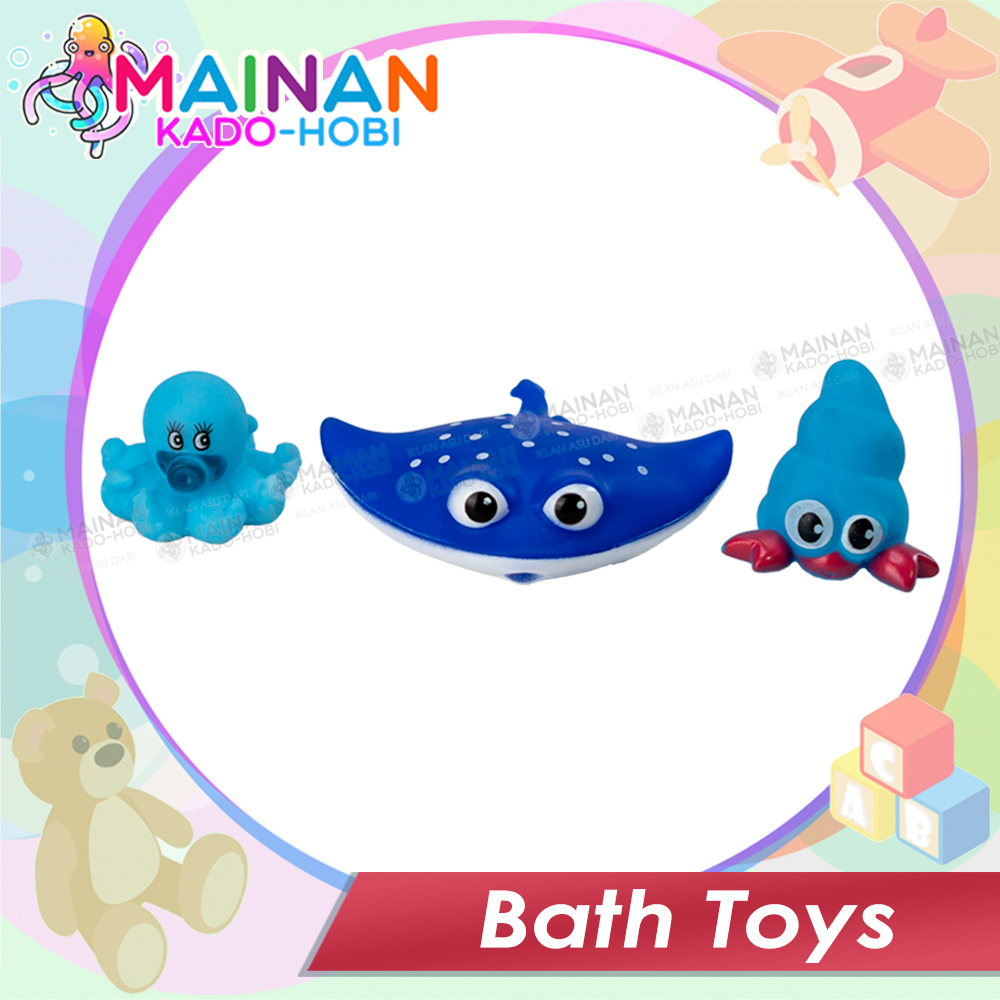 HADIAH MAINAN MANDI ANAK BATH TOYS KARAKTER SEA ANIMAL