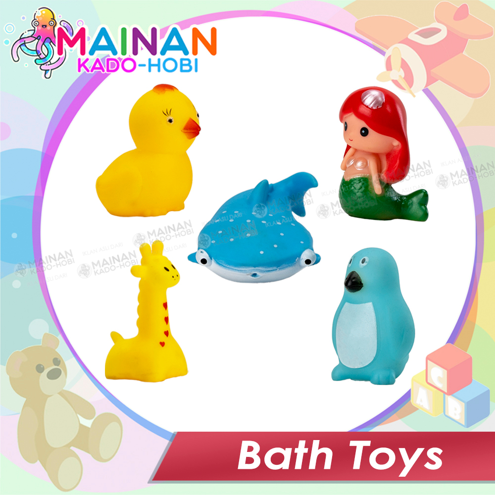 HADIAH MAINAN MANDI ANAK BATH TOYS KARAKTER SEA ANIMAL