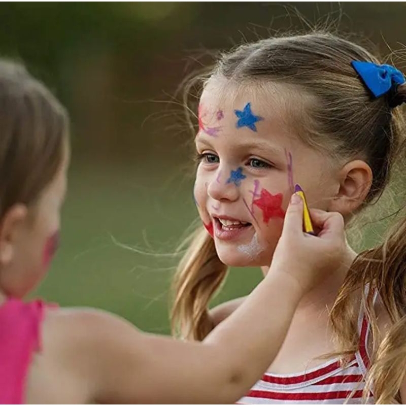 

Adn 16 Warna Crayon wajah dan badan Face painting anak make up kid crayon kid kids stick set krayon