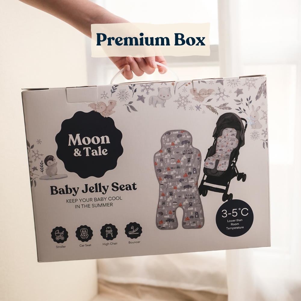 Little Momos x Moon &amp; Tale Alas Stroller Bayi Anti Gerah Adem Ice Cooling Jelly Seat