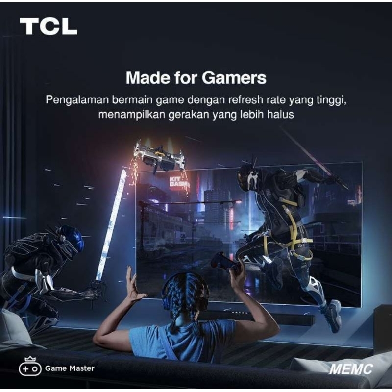 Smart Google TV TCL 50A50 50&quot; Inch 4K Frameless 50A50 New Garansi Resmi