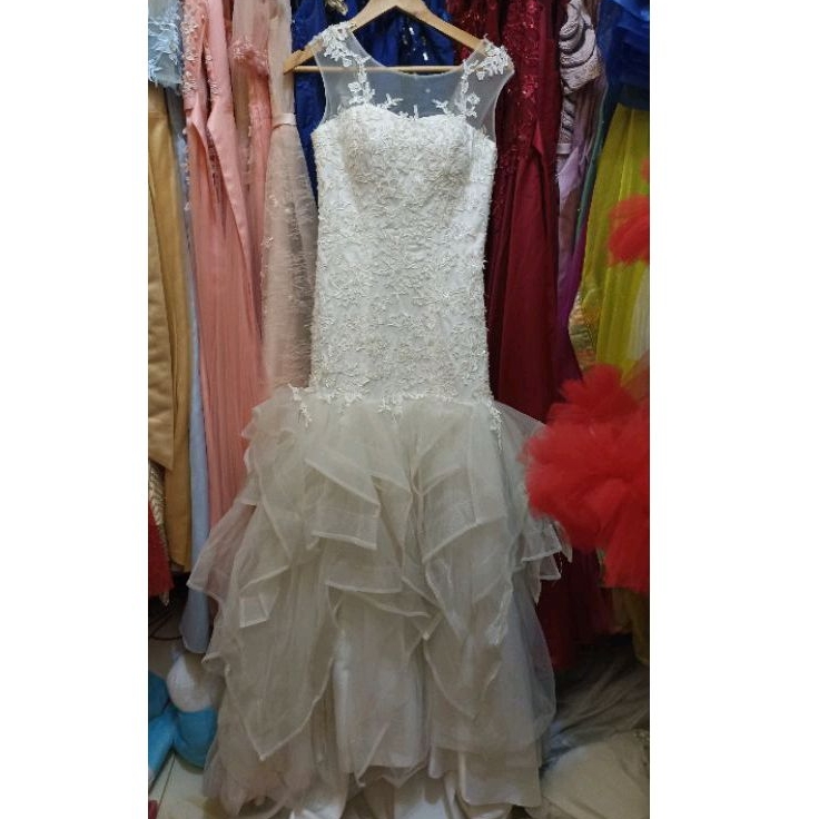 gaun preloved mermaid