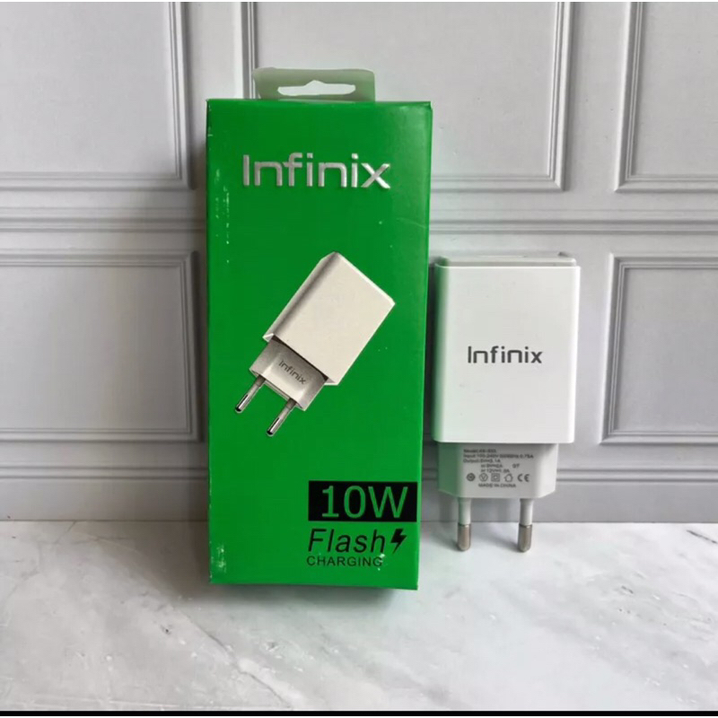 ADAPTER INFINIX 10W FLASH CHARGING KEPALA CHARGER INFINIX BATOK INFINIX ADAPTOR INFINIX