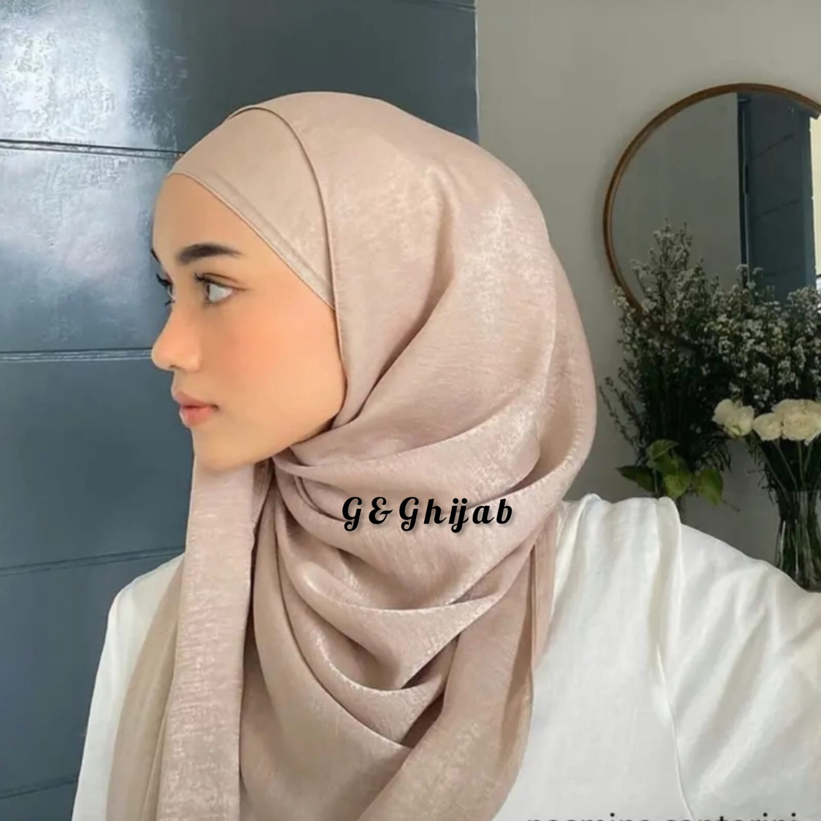 HIJAB PASHMINA SANTORINI SILK | PASHMINA VELVET SILK | PASHMINA SILK