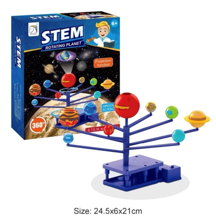 STEM ROTATING PLANET EXPERIMENT TOYS - SOLAR SYSTEM