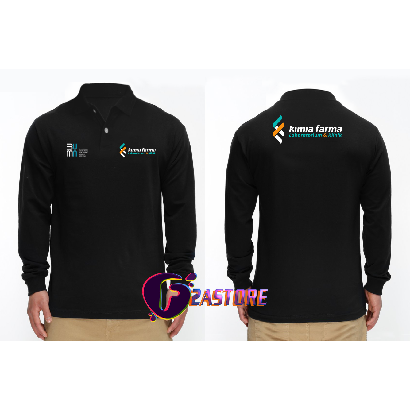 KAOS KERAH MODEL BAJU KERAH KIMIA FARMA BUMN UNISEX F2ASTORE