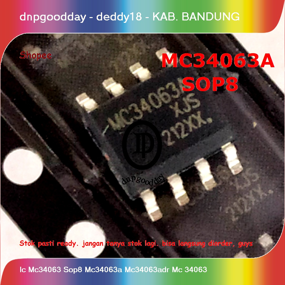 Ic Mc34063 Sop8 Mc34063a Mc34063adr Mc 34063
