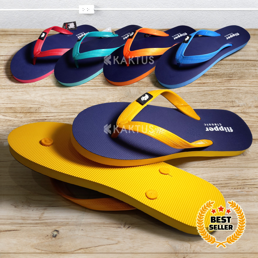 (KIRIM HARI INI) Sandal Flipper 2 Warna / Bukan Sandal Fipper Cassic