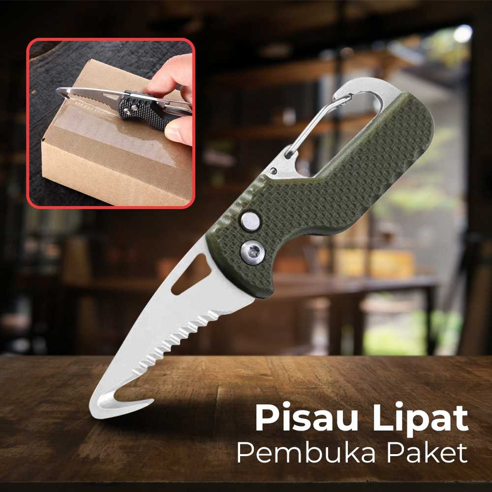 

Pisau Lipat Khusus Pembuka Dus Paket Pisau Pembuka Kardus Folding Express Package Knife C441
