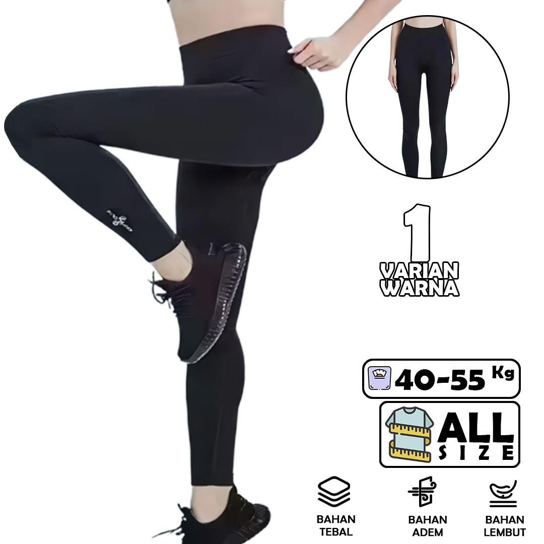 Legging High Waist Soft Jeans Stretch / Legging Wanita IMPORT MURAH YS6098 - SOSOYO