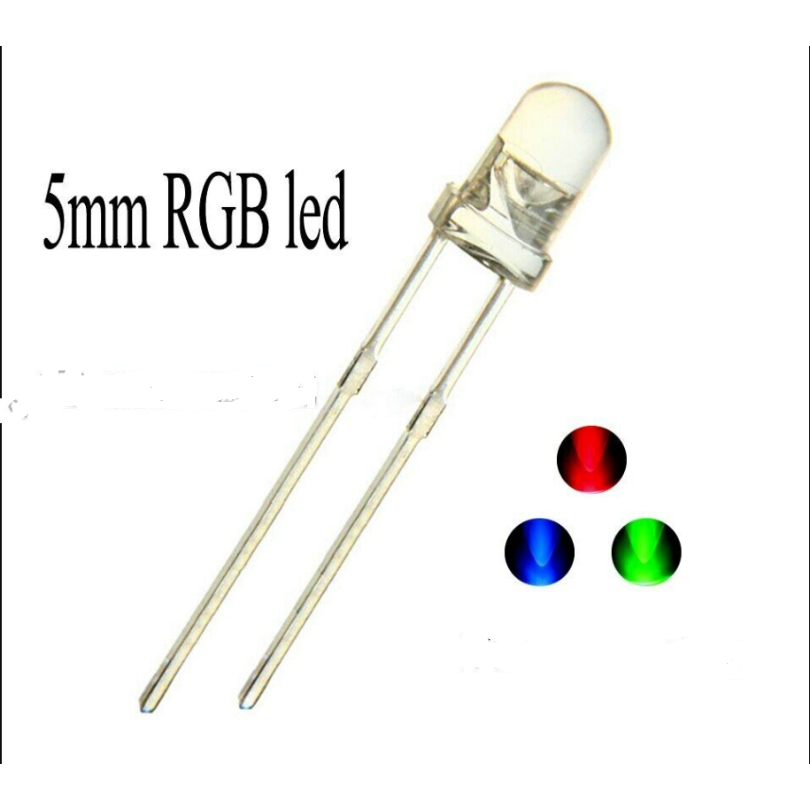 Led 5mm Pelangi Berubah Warna Warni RGB Disco Kedip colorful Flashing