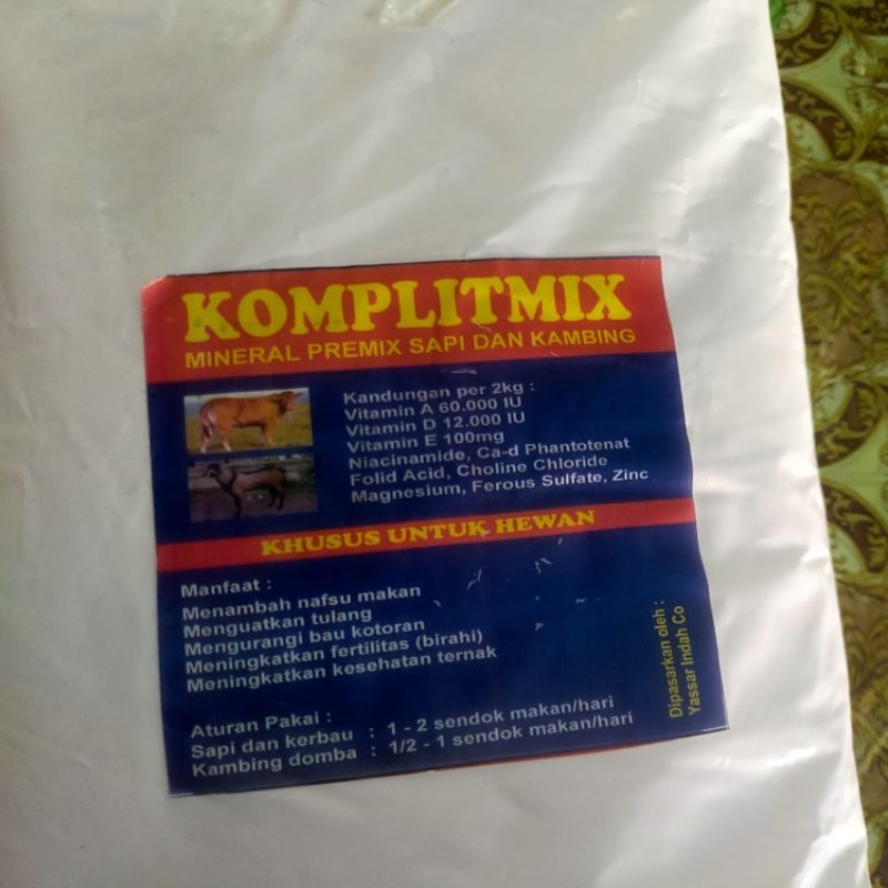 Mineral sapi dan kambing