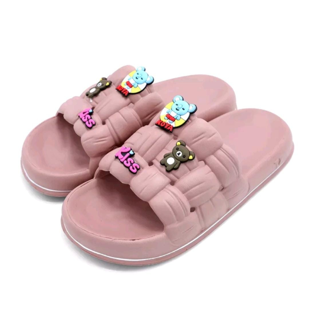 sandal slip wanita dewasa lucu sandal karet wanita lucu