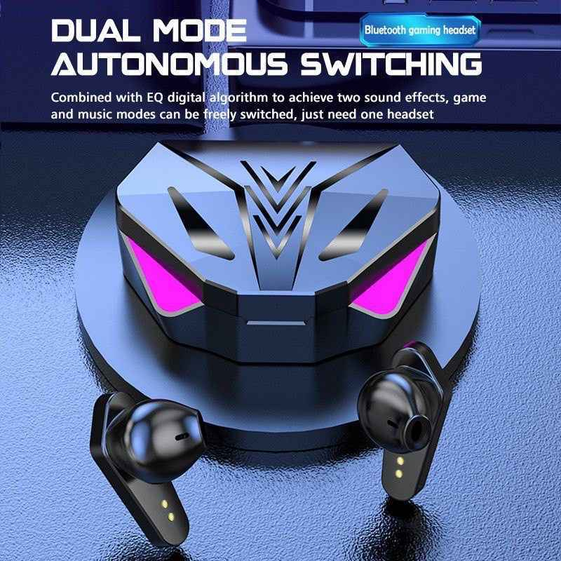 HEADSET BLUETOOTH GAMING TWS X15 5.2 LED DISPLAY LOW LATENCY WIRELESS EARBUDS