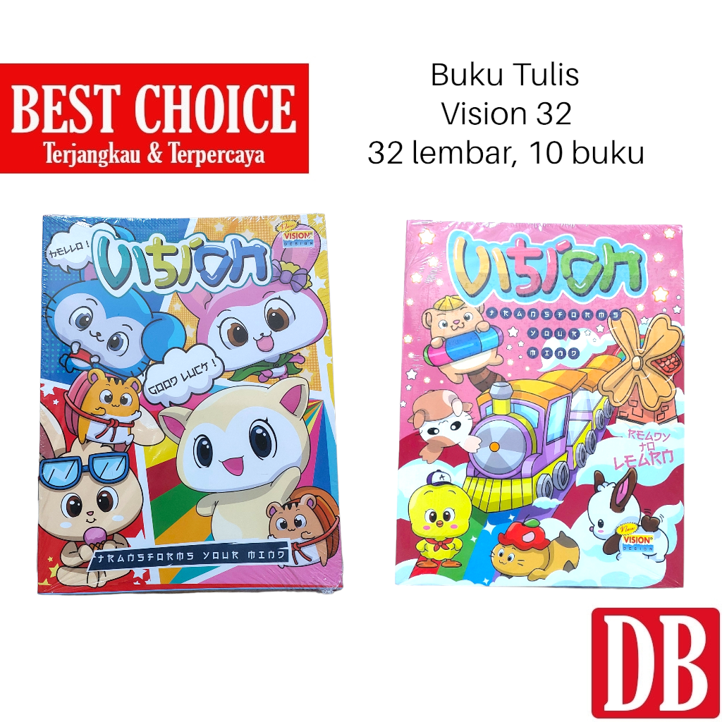 

Buku Tulis VISION 32 Lembar (10 Pcs)