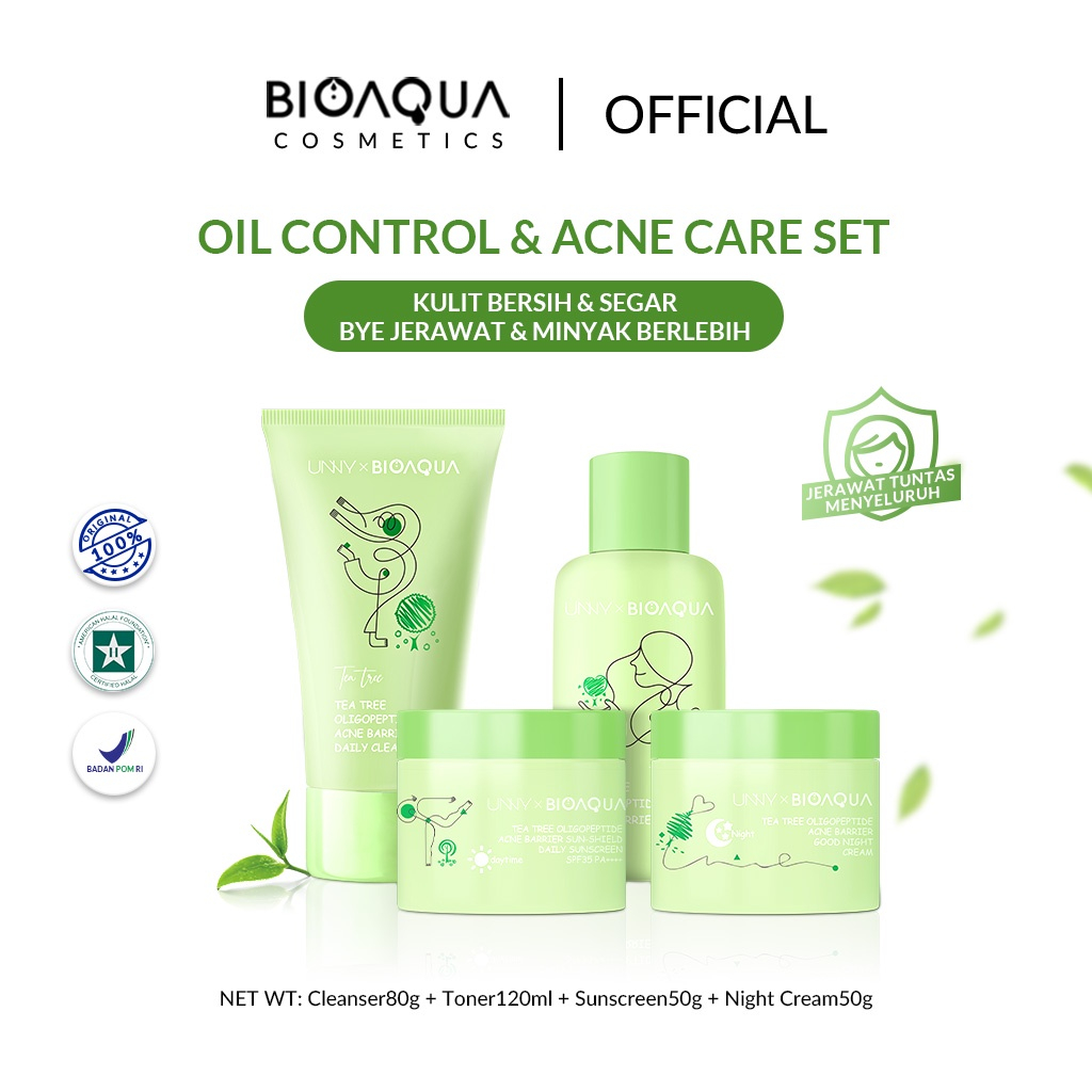 Bioaqua Paketan Skincare - Set Skincare 4in1
