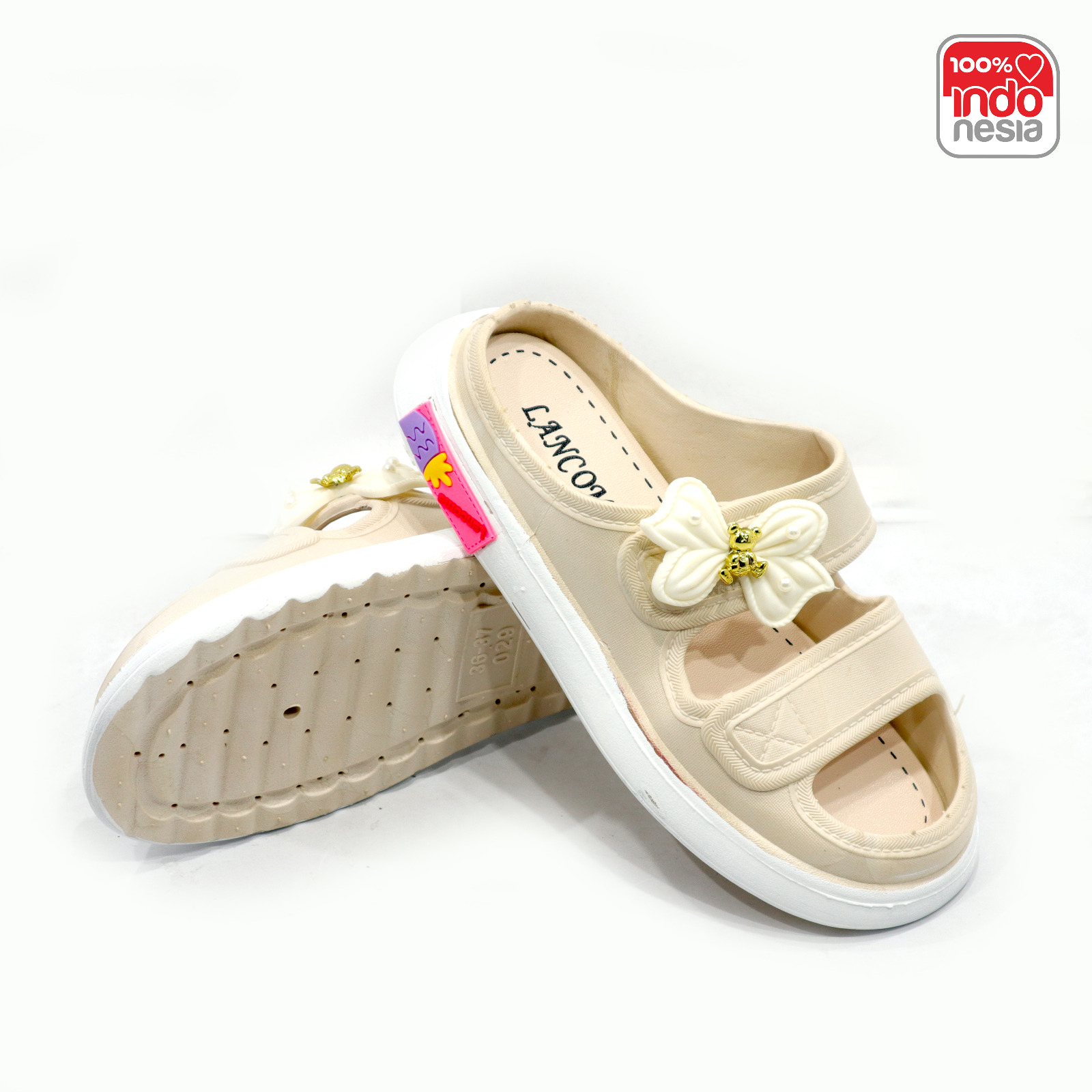 SANDAL FASHION TALI 2 WANITA 36-41 RANDOM - SANDAL PEREMPUAN