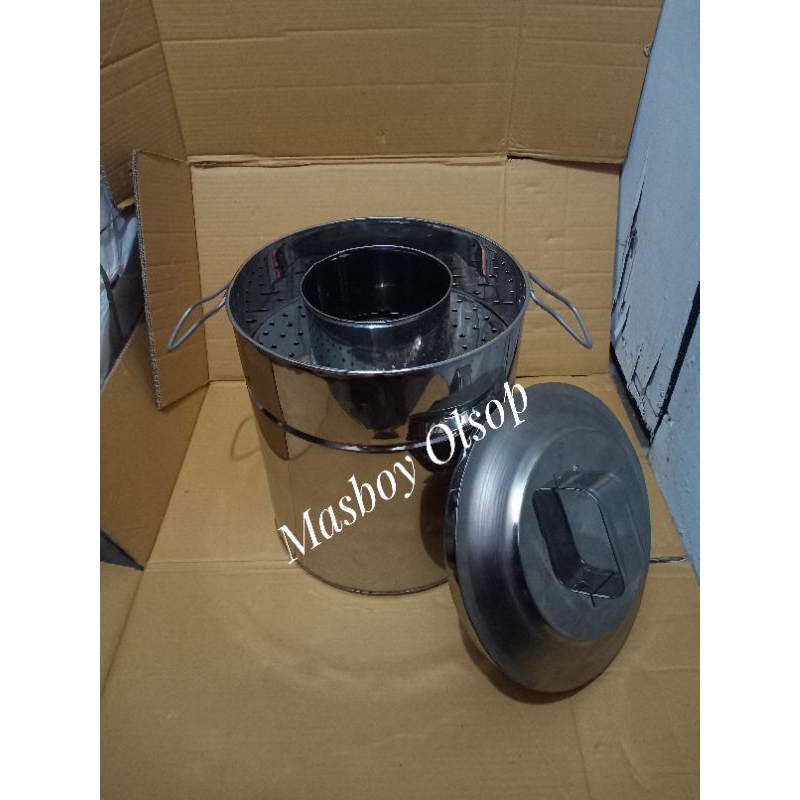 Dandang Bakso Stainless / Tong Bakso Malang / Tong Air Diameter 40 cm