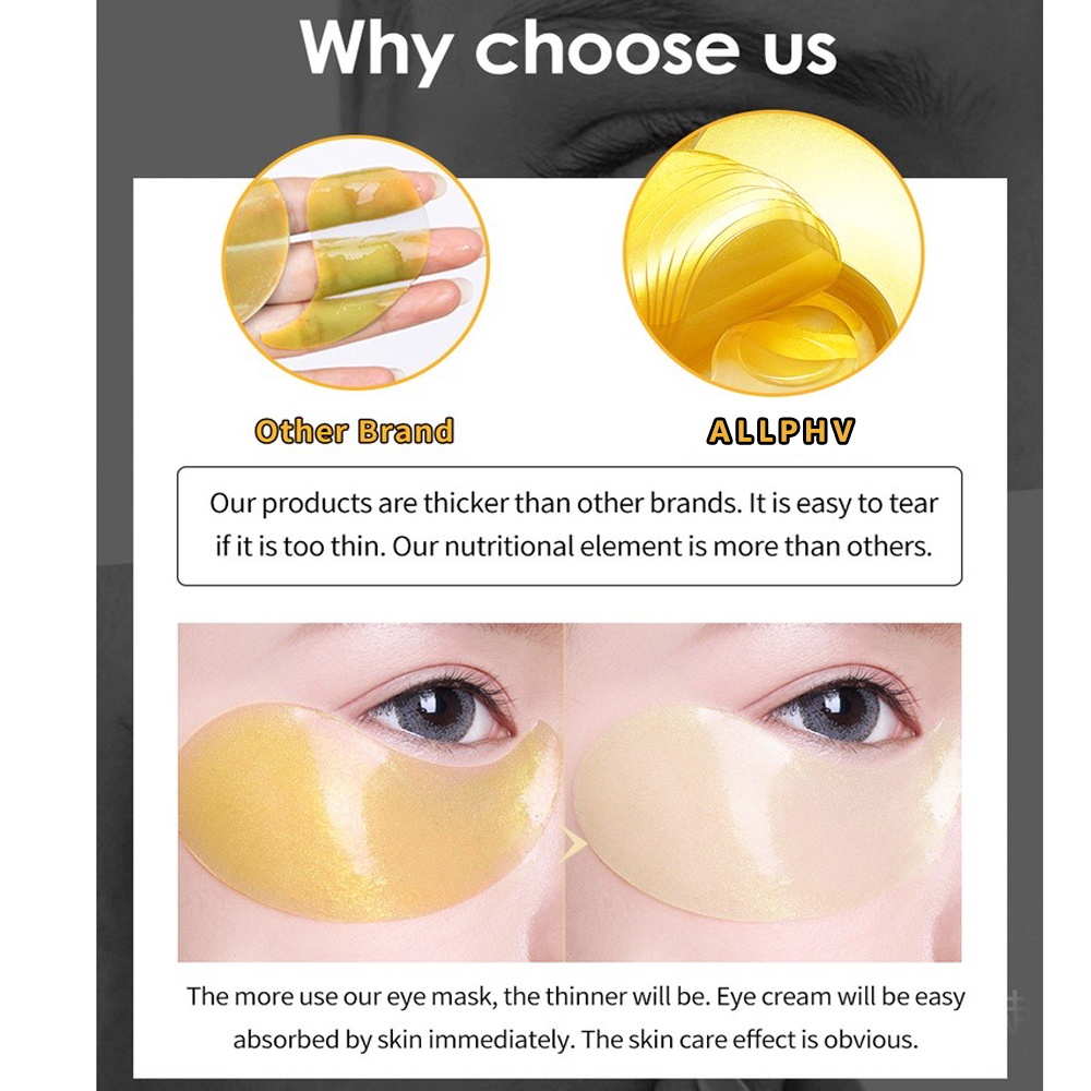 【asli】ALLPHV Retinol Hydra Gel Collagen Eye Patches/Mask