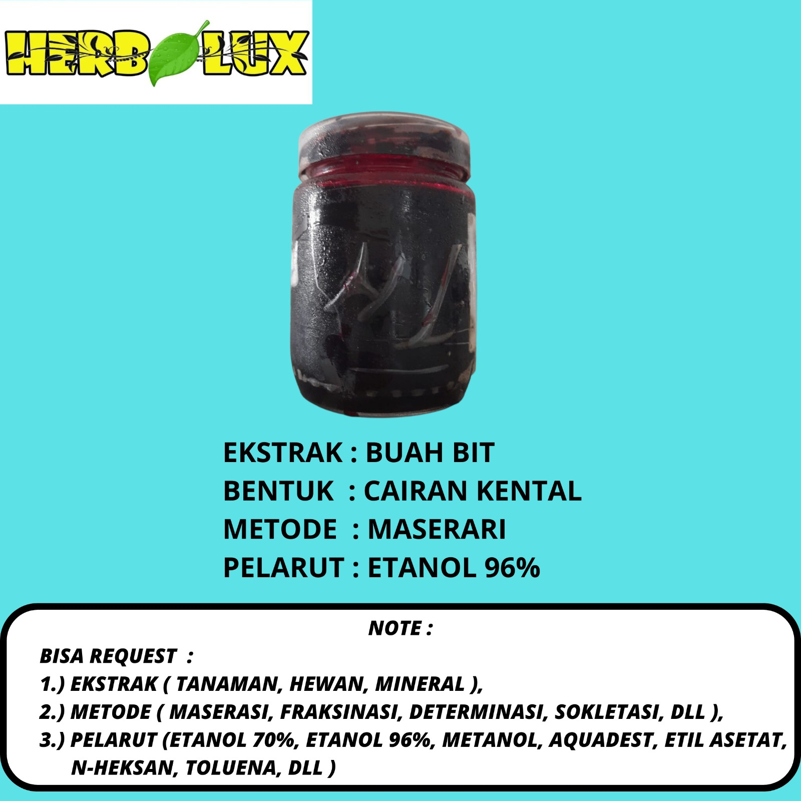 EKSTRAK BUAH BIT 5 GRAM DAN 10 GRAM BEST QUALITY HERBALUX