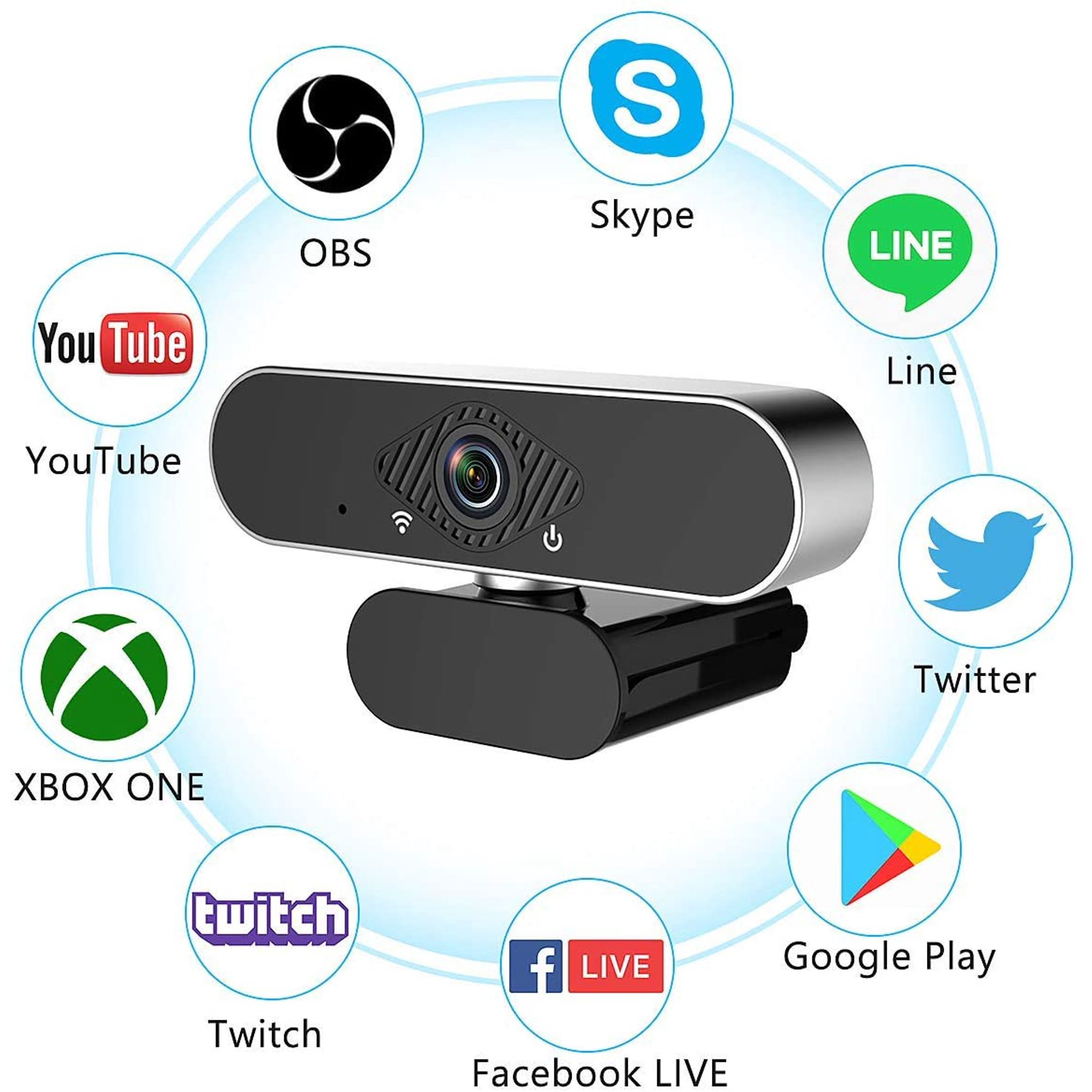 Webcam pc 4k 1080P Full HD camera usb With Mic Webcast Live Zoom Google Meeting Camera Broadcast Video PC Laptop Desktop