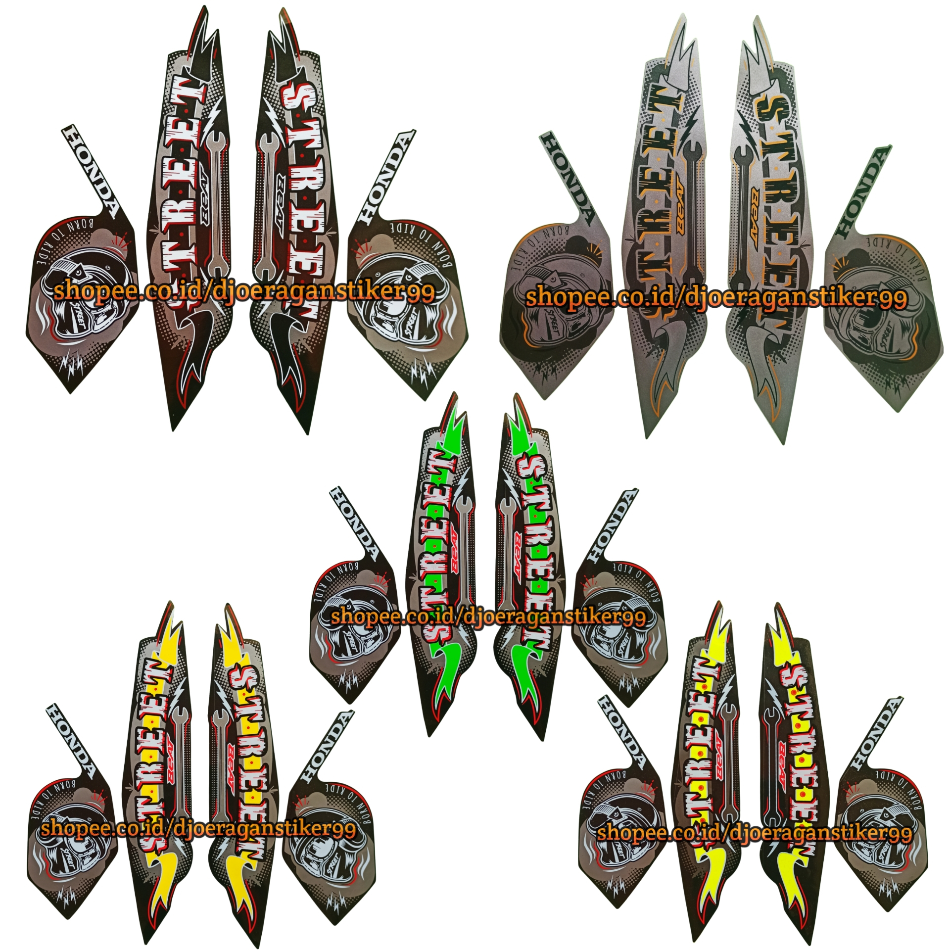 stiker striping lis honda beat street 2023, polet stiker beat street new 2023