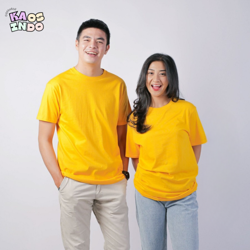 KAOS POLOS COTTON COMBED PREMIUM - KAOS PRIA WANITA - BAJU POLOS PRIA - KAOS LENGAN PENDEK PRIA ROUND NECK - BAJU LENGAN PENDEK