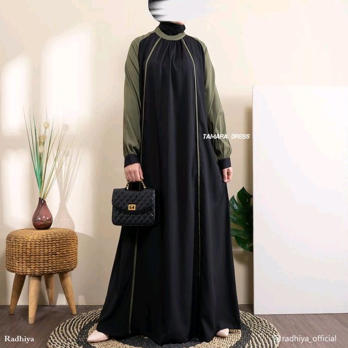 BerMus - Gamis Simple Tamara Dress by Radhiya Original/RDY453