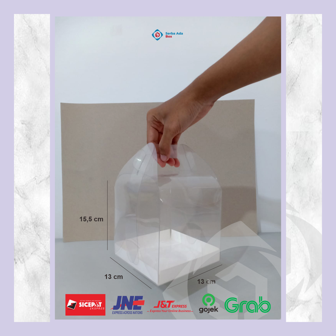 

KOTAK KUE MIKA BOX CAKE 13x13x12 cm