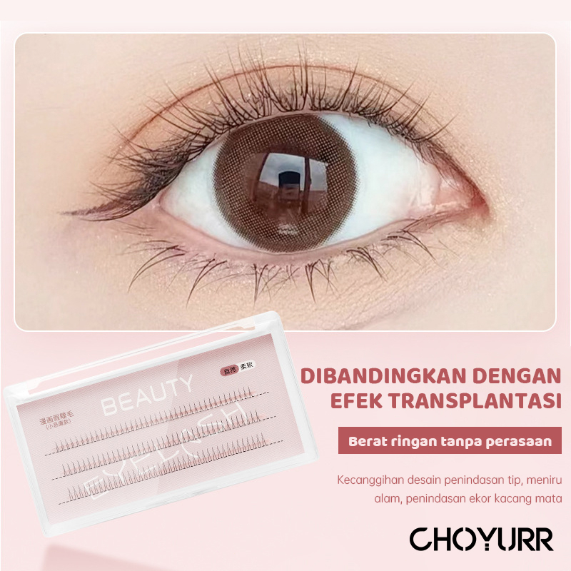 【COD】Bulu Mata Tanam Eyelash Extension Bulu Mata Palsu Mencangkok Mix Bulu Mata Wanita Ekstensi Super Alami-CH